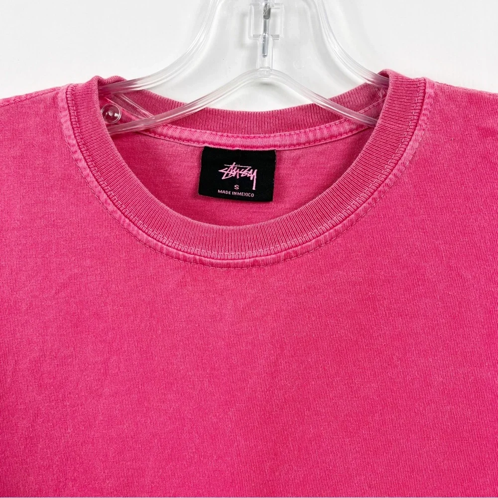 Stussy Dominos Short Sleeve Crewneck Graphic Tee Size Small Two Tone - Picture 3 of 5